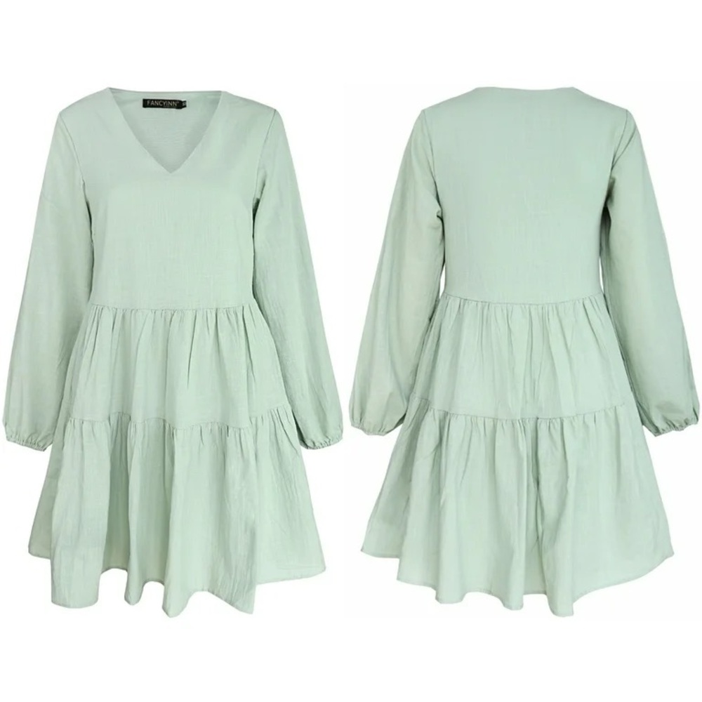 NWT Mint Green Tiered Dress